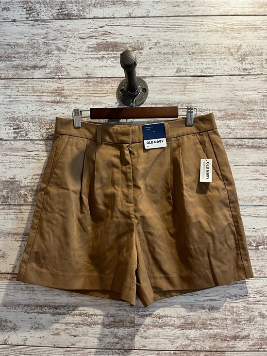 Old Navy Pants - Old Navy Brown High-Waist Pleated Shorts